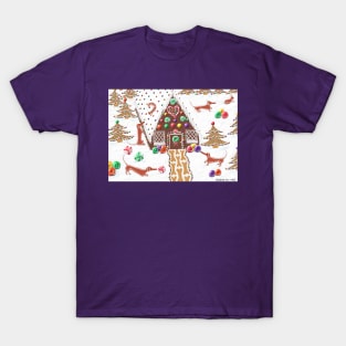 Gingerbread Dachshunds T-Shirt